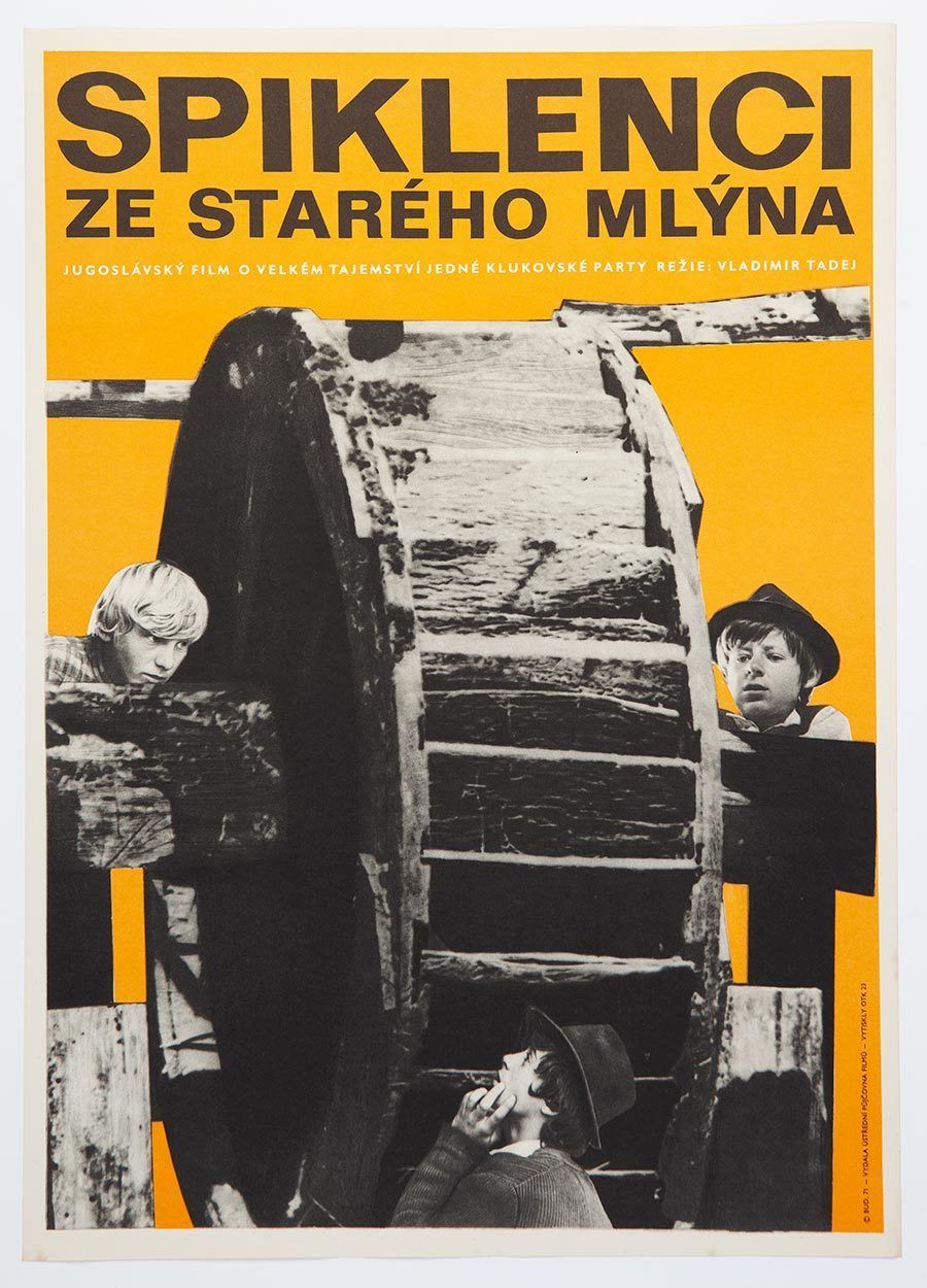 Original Film Poster, Pero The Lump’s Gang, Sylvie Budská, 1971, Genuine Czech Vintage Print