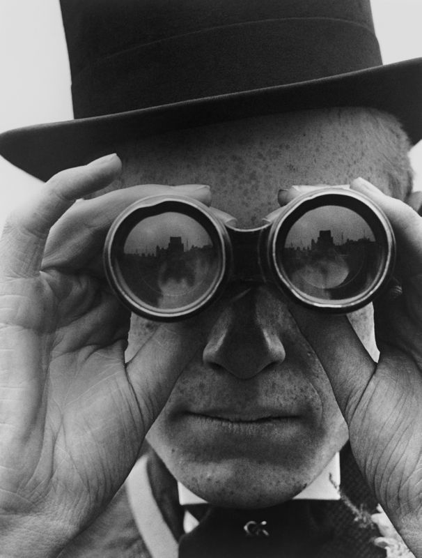 'Derby Spectator' 1923 Oversize Silver Gelatin Print Framed In White