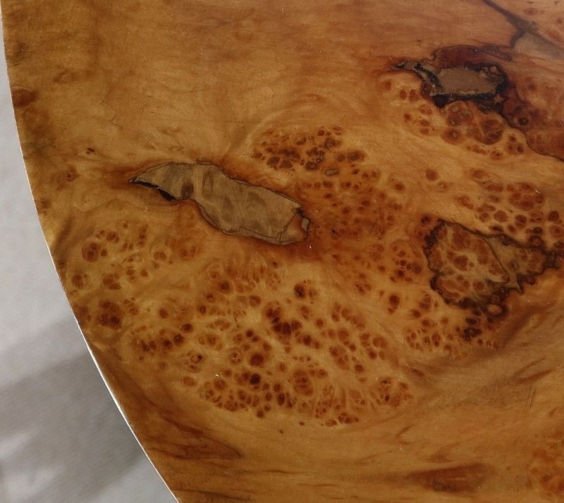 Pedestal Table In Thuya Burl, Art Deco, Early 20th Century photo Furniture