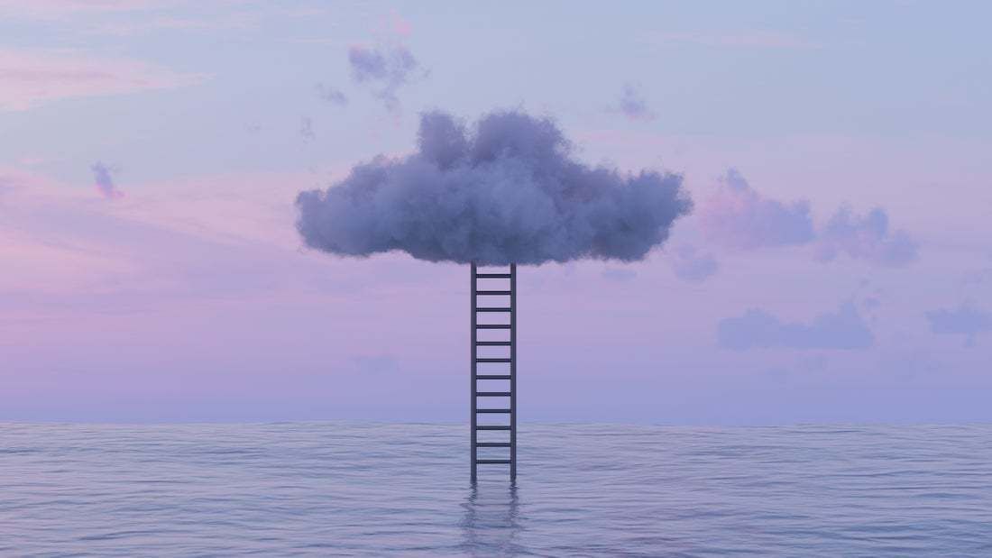 "Stairs To The Clouds, Ladder Of Success Concept" By Akinbostanci