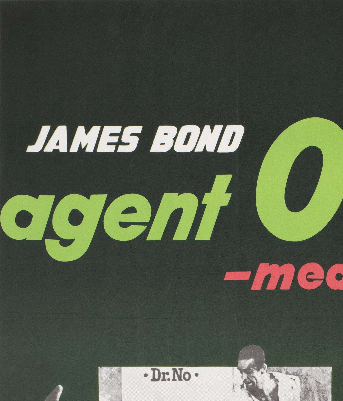 DR No R1972 Swedish Film Poster, Aberg photo for sale