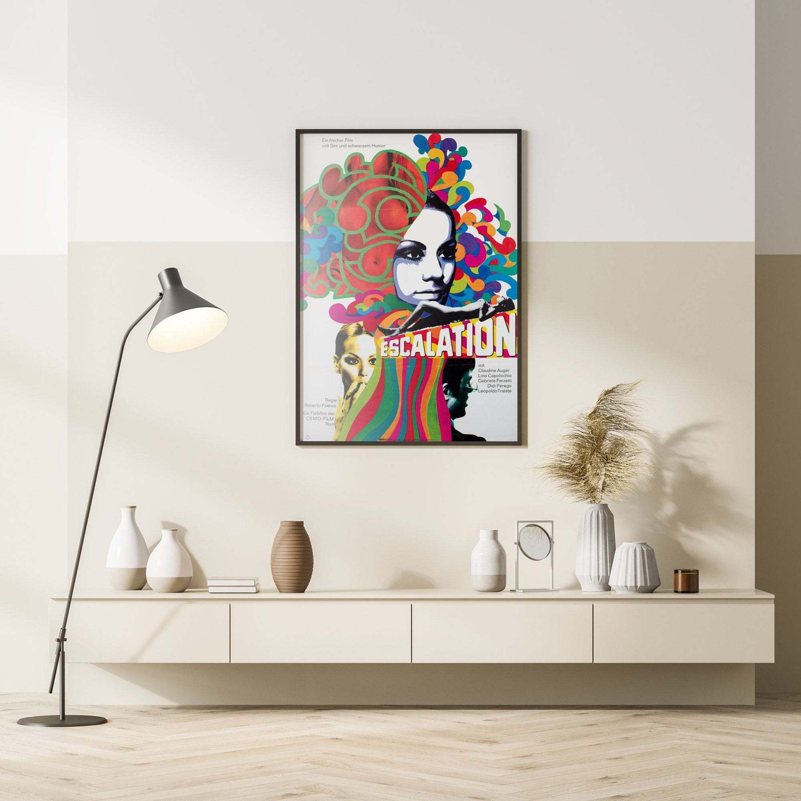Escalation 1968 German A1 Film Poster photo furniture