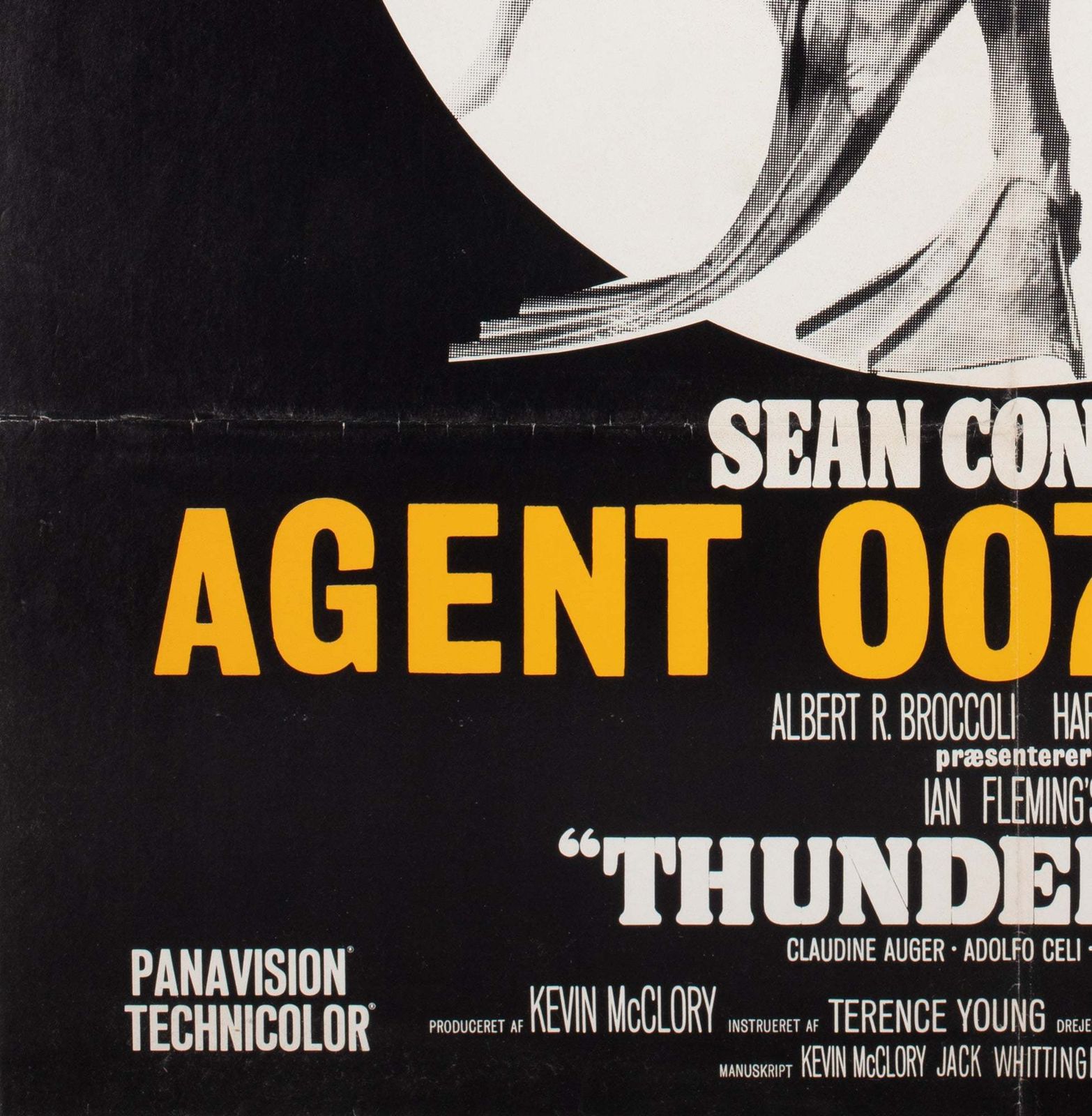 Thunderball R1972 Danish A1 Film Poster, Mcginnis photo buy