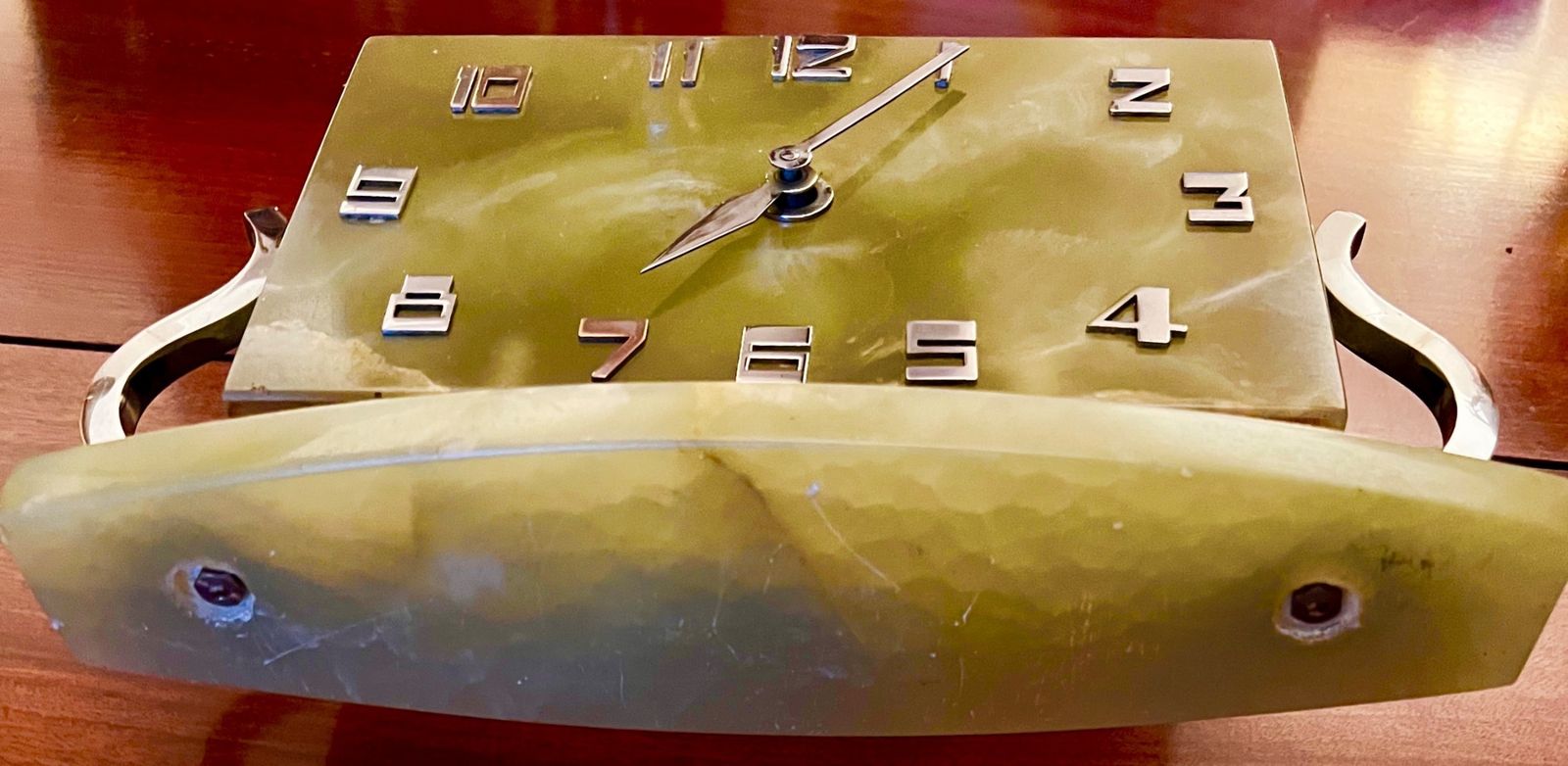 Art Deco Onyx Clock By Garrards photo furniture