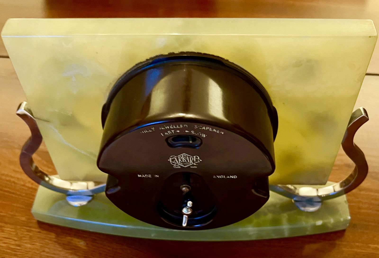 Art Deco Onyx Clock By Garrards photo 468.0