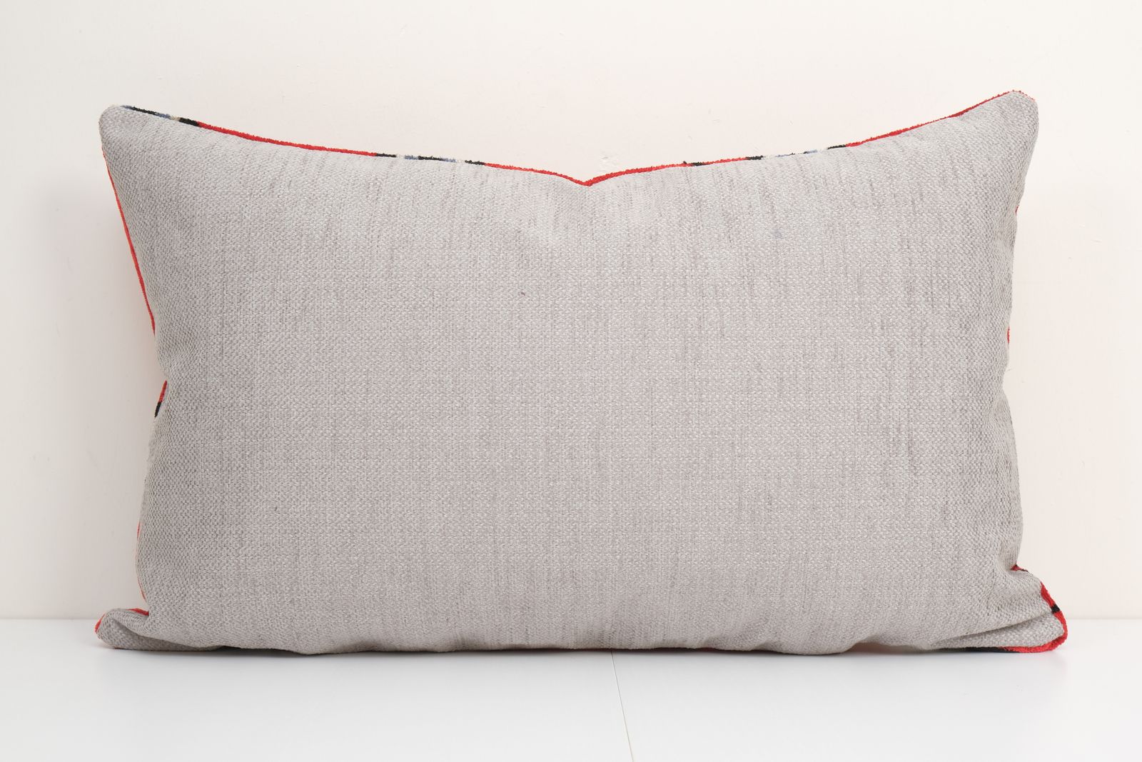 16" X 24" Ikat Eye Red Pillow Pillow Cover   Silk Ethnic Velvet Lumbar Pillow Cover   Ethnic Decorative Pillow   Velvet Ikat Pillow photo 65.0