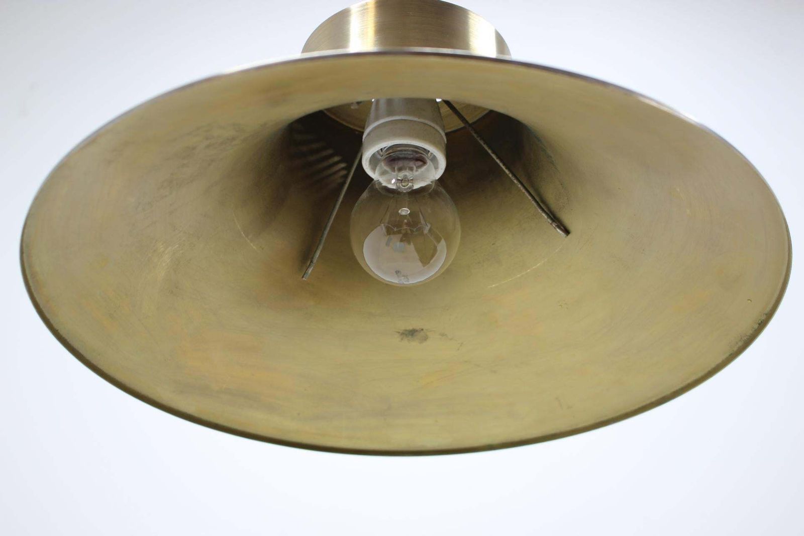 Mid Century Design Messing Hanglamp Van Napako, Jaren 1970 photo buy