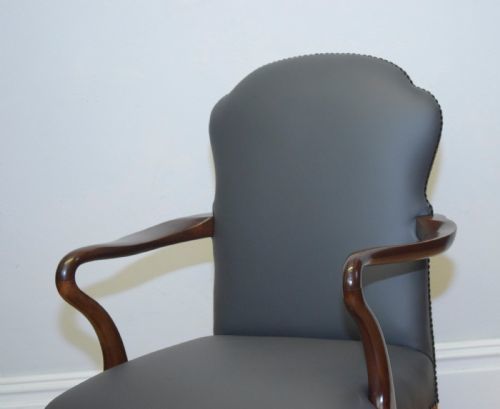Antique Desk Chair / Library Chair photo vintage