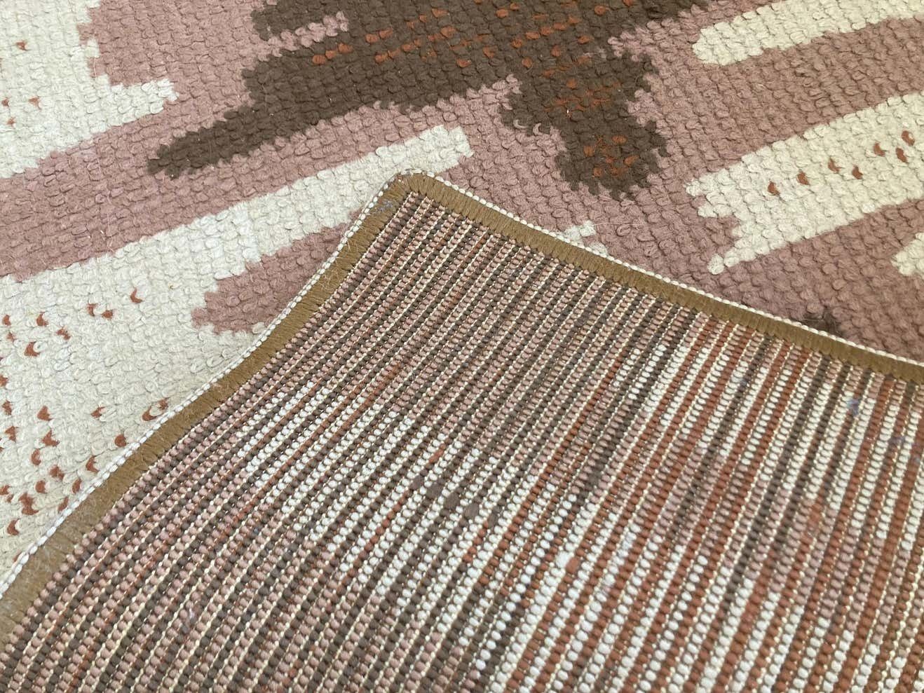 Pair Of Two Design Organic Scandinavian Style Carpets   1970s / Czechoslovakia photo for sale