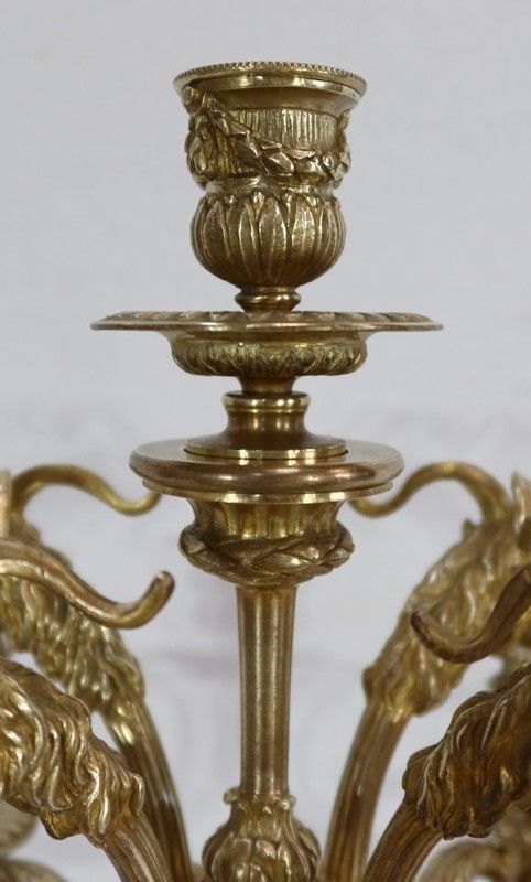Important Bronze Candelabrum   2nd Half Of The 19th Century photo Home Decor