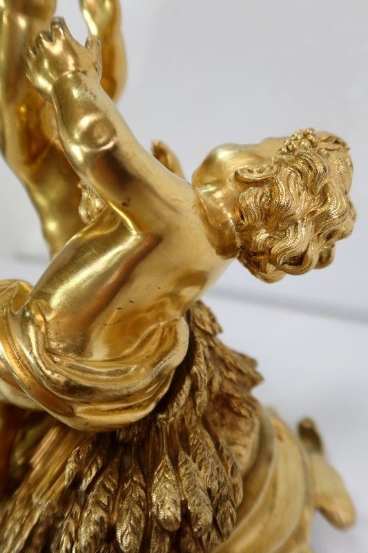 Group In Gilt Bronze, In The Style Of Louis XV, Napoleon III Period   Circa 1850 photo buy