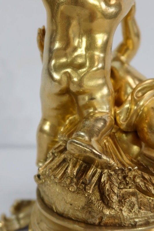 2363.85 Group In Gilt Bronze, In The Style Of Louis XV, Napoleon III Period   Circa 1850 photo