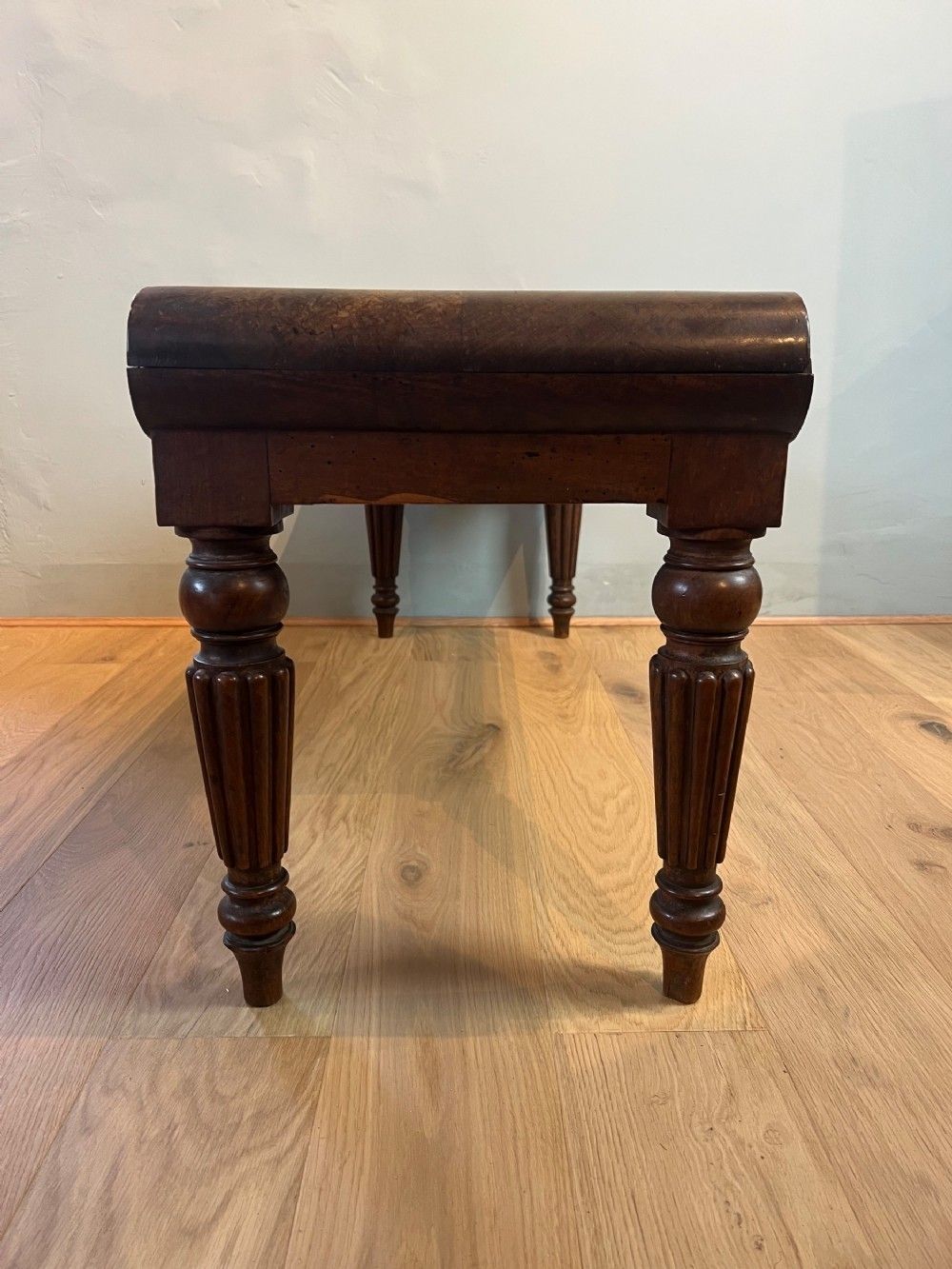 Regency Large Mahogany Hall Bench, In The Manner Of Tatham And Marsh photo furniture