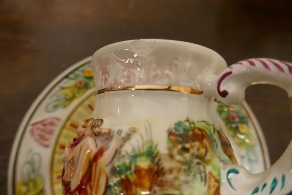 Charming 20th Century Capodimonte Coffee Set photo 534.0