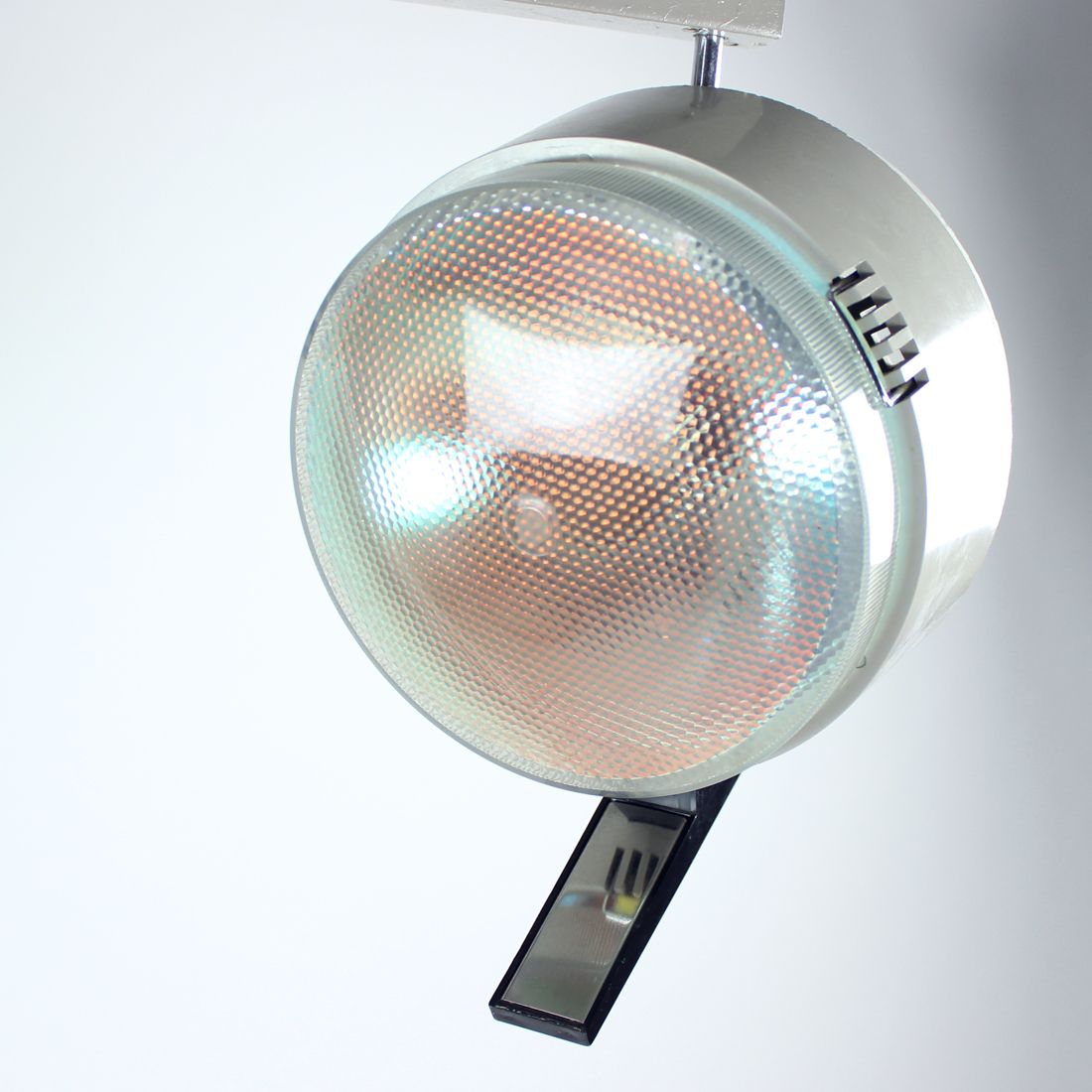 Tall Metal Doctor's Floor Lamp, Czechoslovakia 1950s photo Lighting