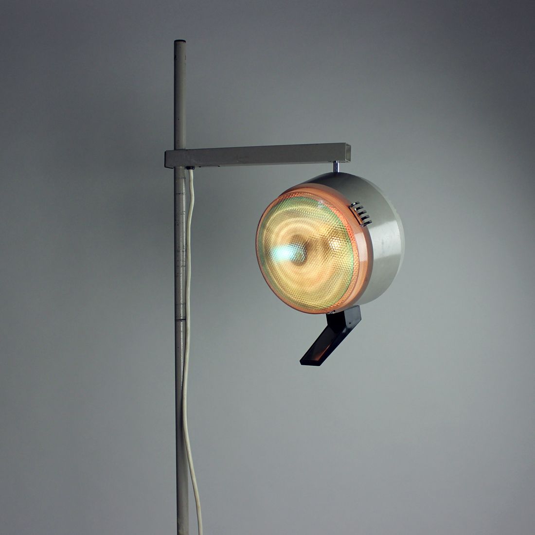 Tall Metal Doctor's Floor Lamp, Czechoslovakia 1950s photo buy