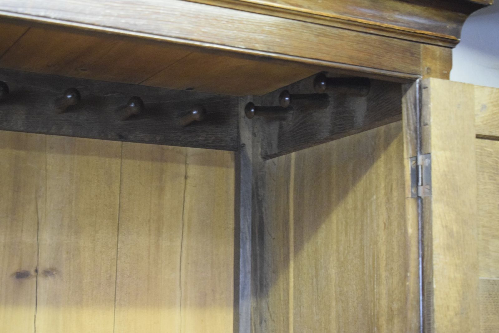 Georgian Period Livery Oak Cupboard  Press photo Furniture