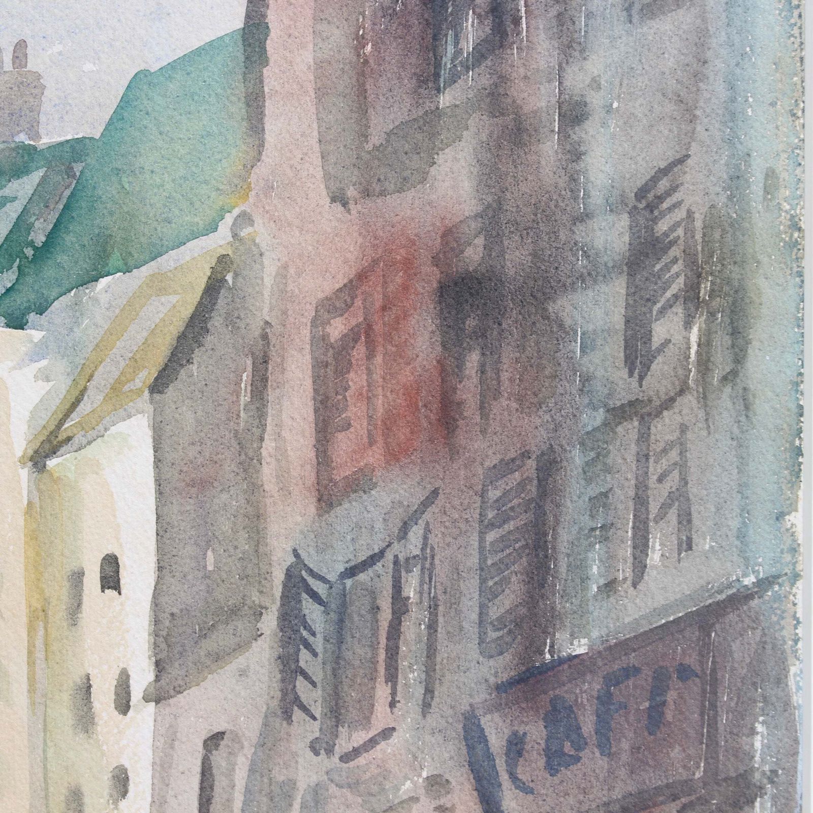 Parisian Street Scene' By Roland Dubuc (Circa 1970s) photo buy