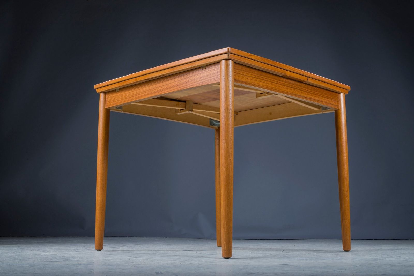 photo for sale Danish Extendable Teak Side Table By Poul Hundevad For Hundevad & Co., 1960s