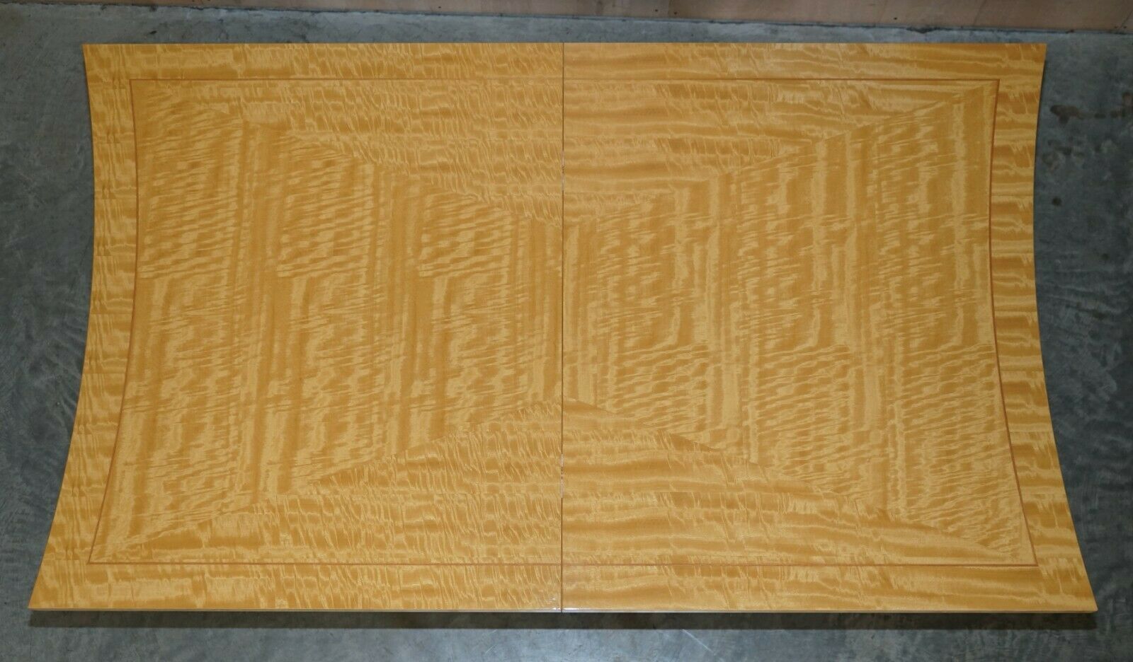 Giorgio Collection Huge Extending Burr Satinwood Dining Table Suite photo 7000.0