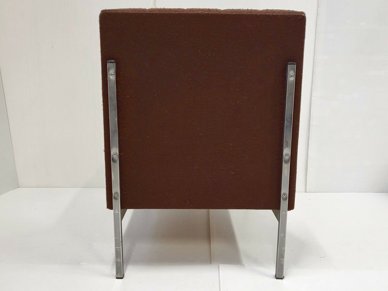 Vintage Chair Armchair 1960 In Wool & Steel 60s 1960s 60s photo Furniture
