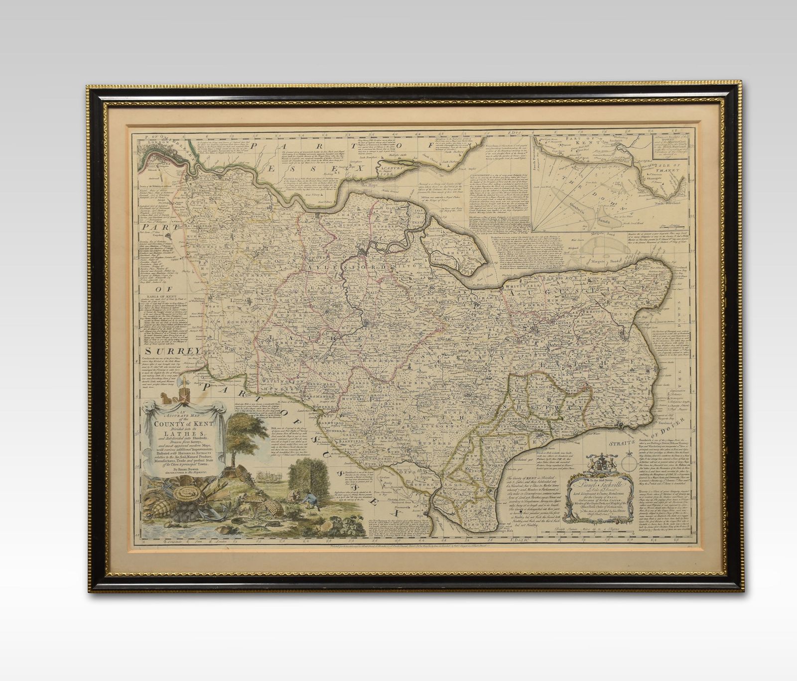 Map Of Essex By Emanuel Bowen