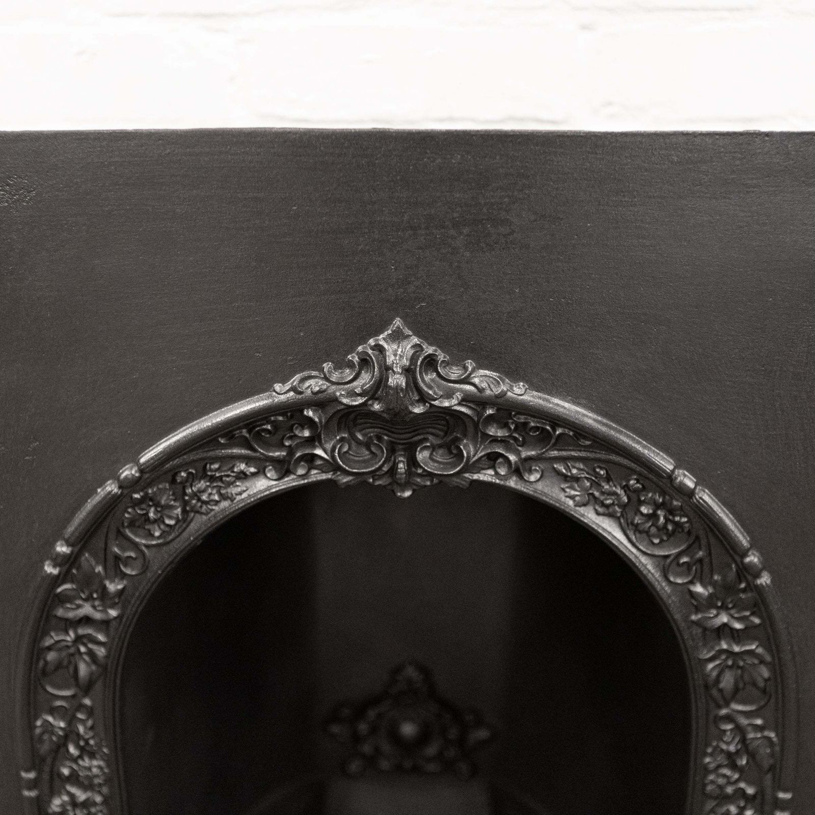 Antique Ornate Victorian Cast Iron Arched Insert (Pair Available) photo vinterior
