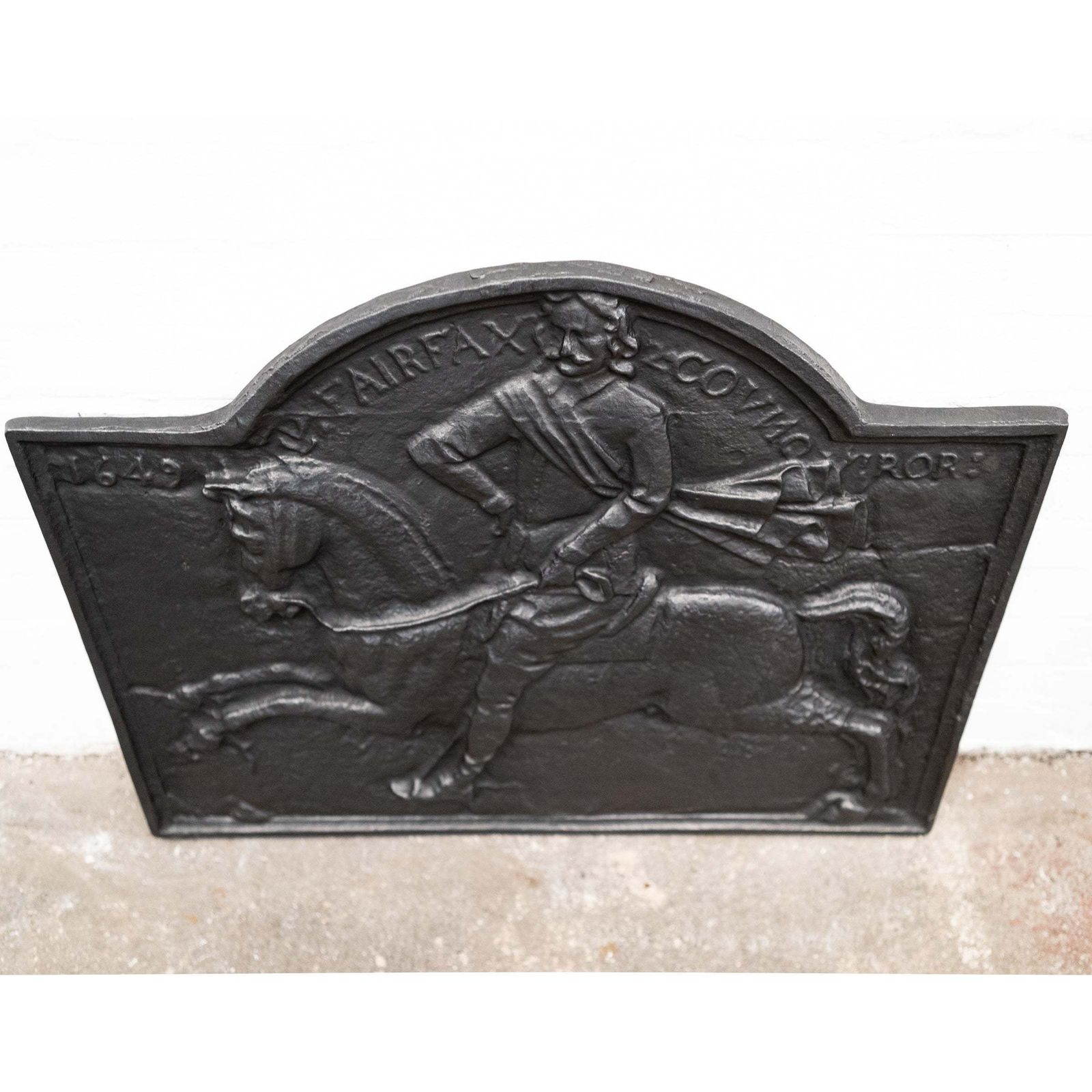 Reclaimed Carron Foundry Cast Iron Fireback (2 Available) photo buy