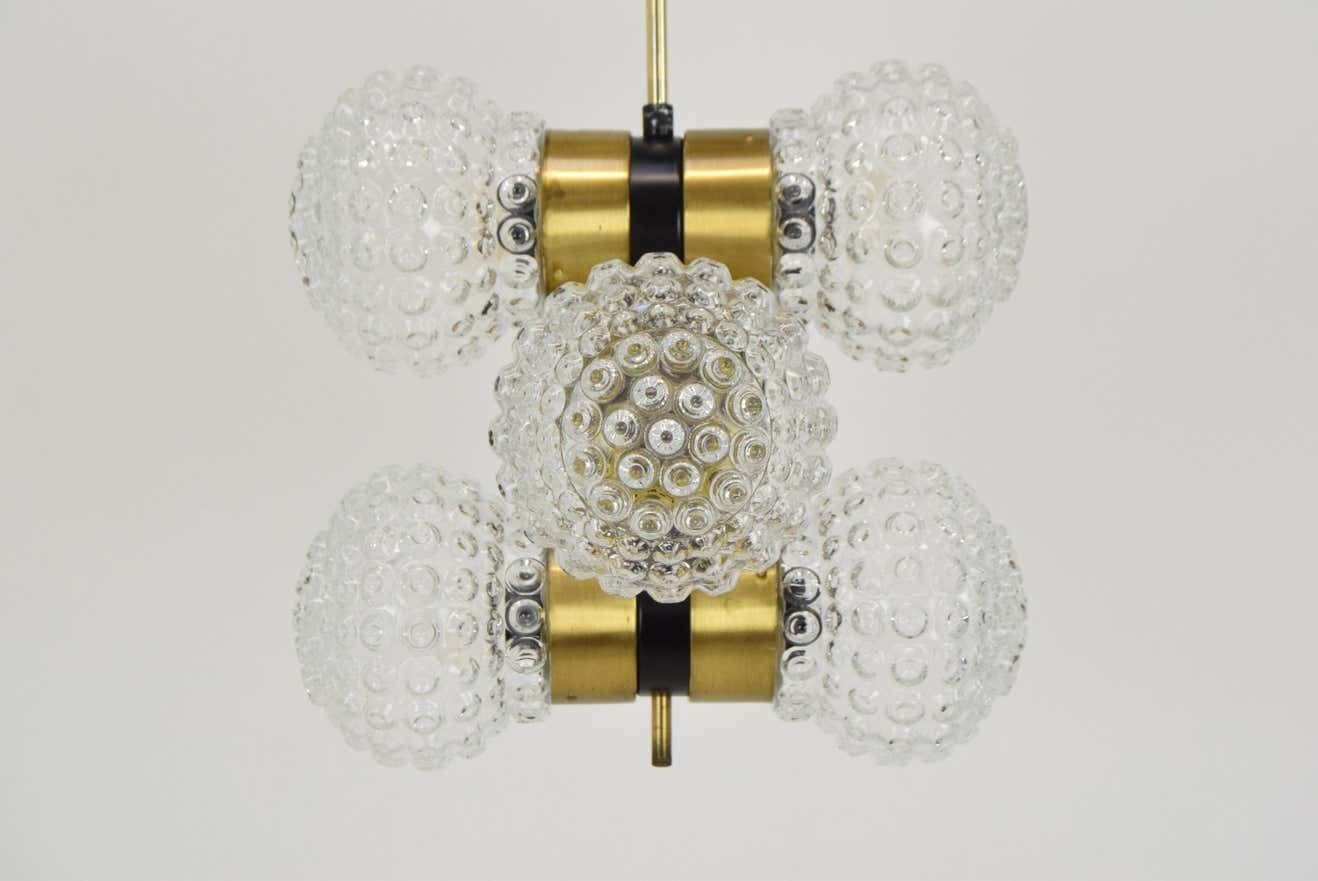 Mid Century Chandelier By Napako,1960's photo 566.0