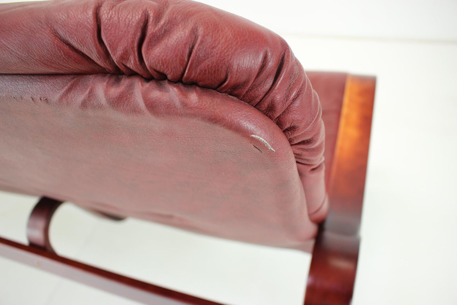 photo for sale 1980 Three Seater Leather Sofa, Ton Czechoslovakia