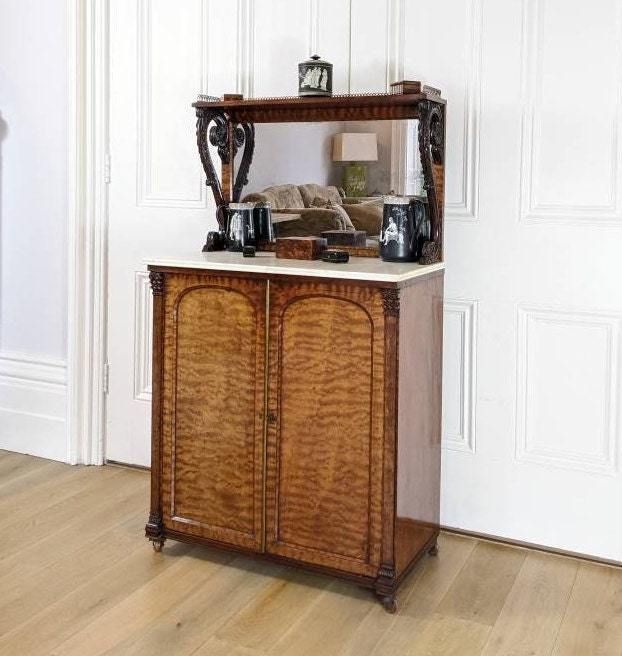 An Fine Antique William IV 'Plum Pudding Mahogany' Chiffonnier Of Super Quality Chiffonier photo Furniture