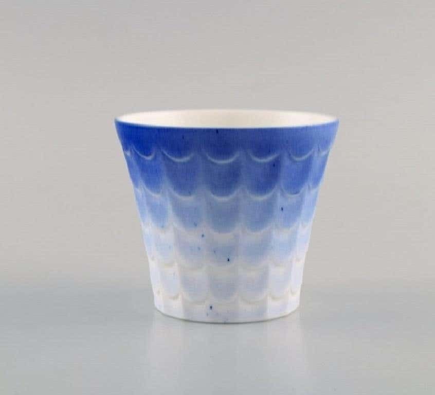 Wilhelm Kåge For Gustavsberg, Four Art Deco Herb Pots In Glazed Porcelain photo Home Decor