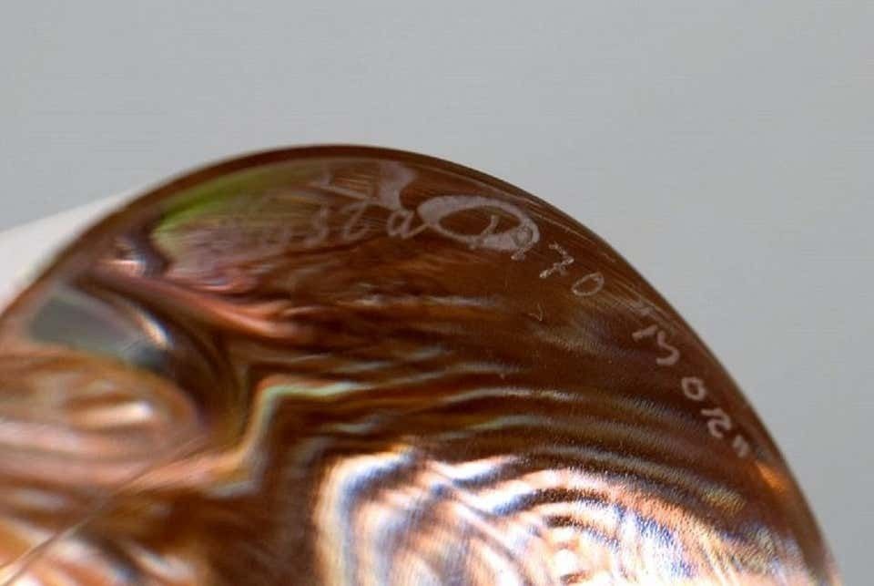Kosta Boda, Sweden. Three Art Glass Figures. "The Family". 1970s photo 188.0