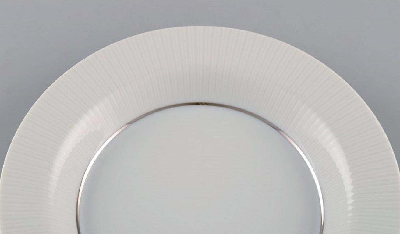 Tapio Wirkkala For Rosenthal, Eight Rare Modulation Deep Plates In Porcelain photo for sale