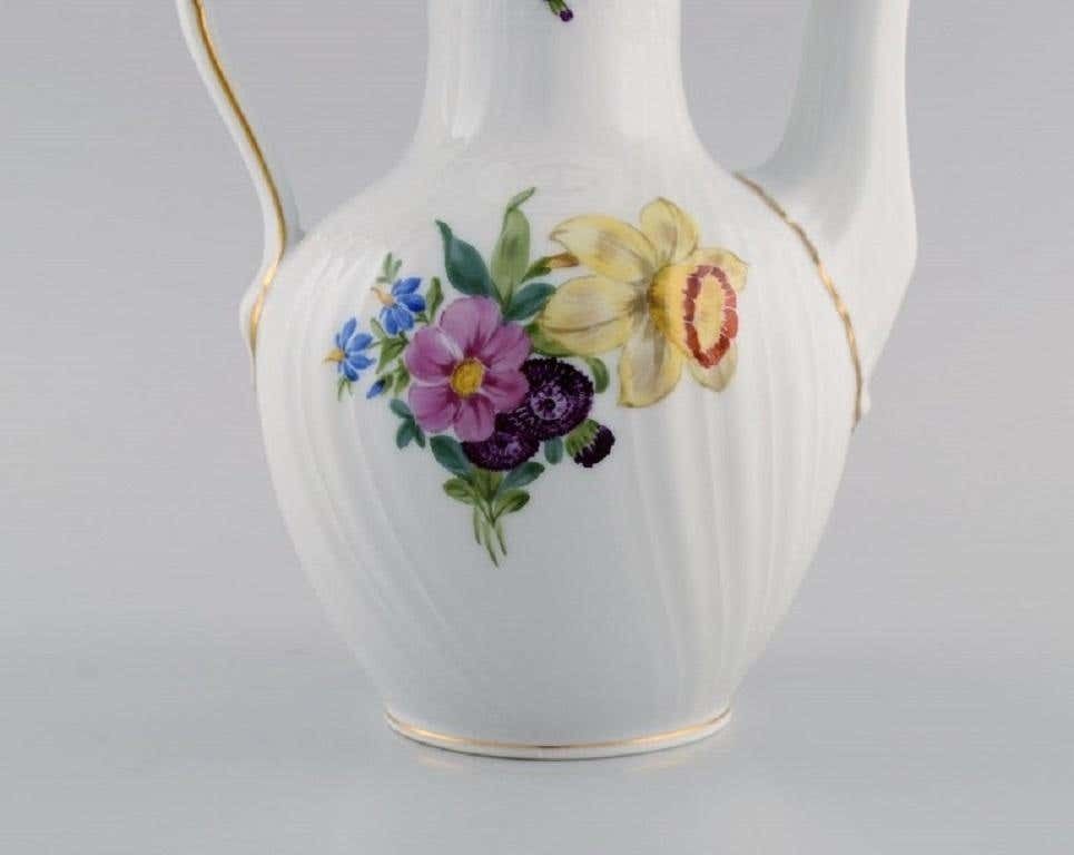 Royal Copenhagen Saxon Flower Coffee Pot In Hand Painted Porcelain photo Home Decor