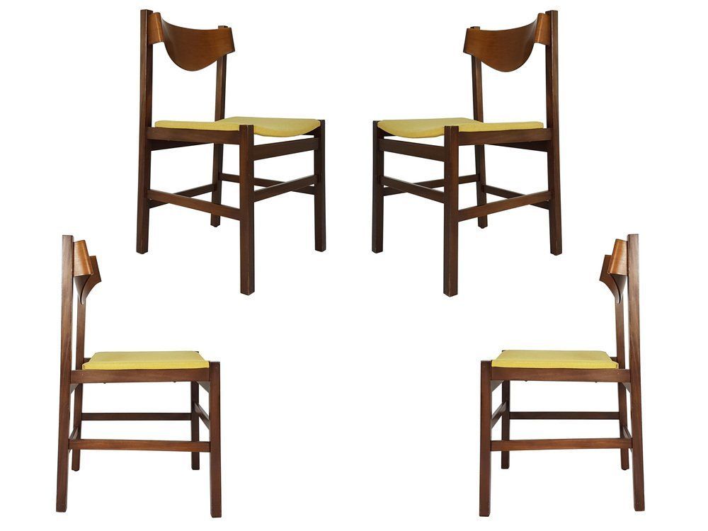 Italian Green Dining Chairs By Arch Ramella For Luigi Sormani 1960s Set Of 4