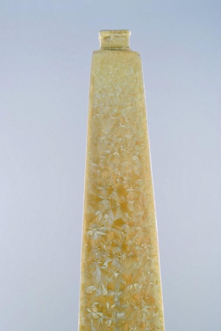 Isak Isaksson, Swedish Ceramicist, Colossal Unique Vase In Glazed Ceramics photo furniture