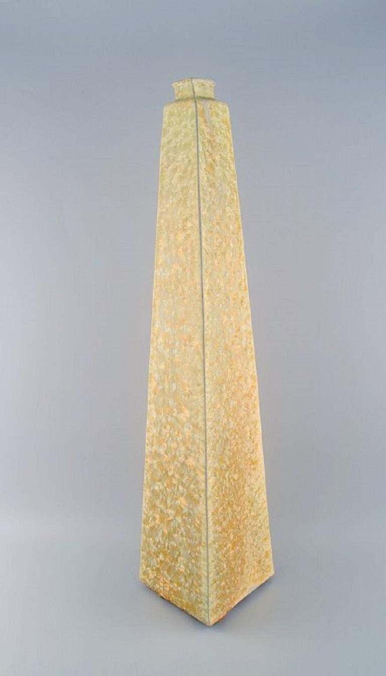 Isak Isaksson, Swedish Ceramicist, Colossal Unique Vase In Glazed Ceramics photo 2766.0