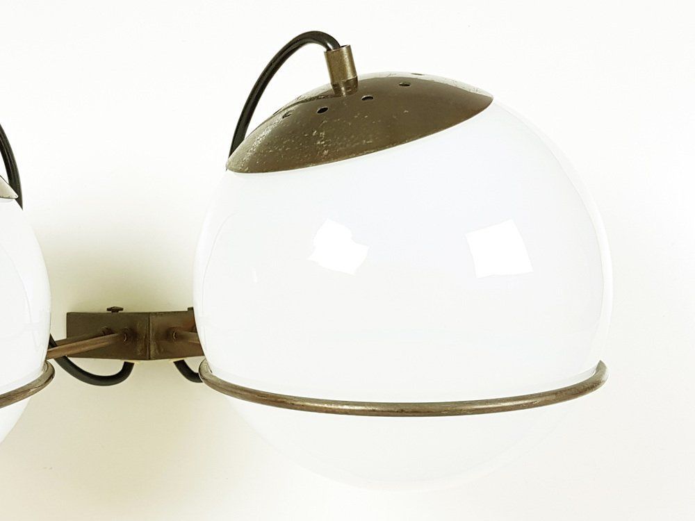 Italian Glass And Brass Model B519 Sconces From Candle, 1960s, Set Of 2 photo 2075.0