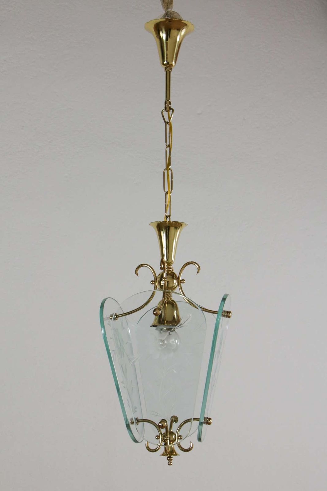 Italian Mid Century Lantern Or Pendant Lamp By Pietro Chiesa For Fontana Arte photo furniture