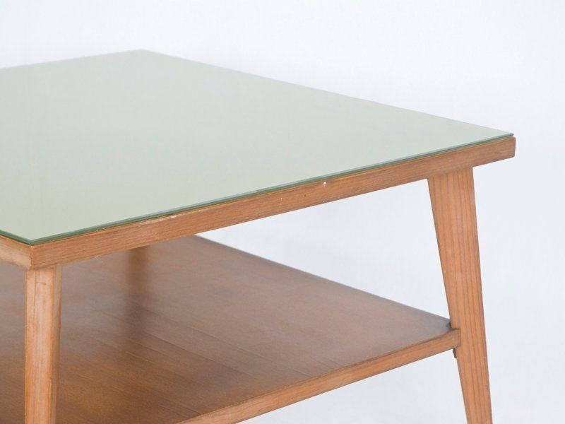 Vintage Italian Teak Wood Coffee Table, 1960s photo 600.0