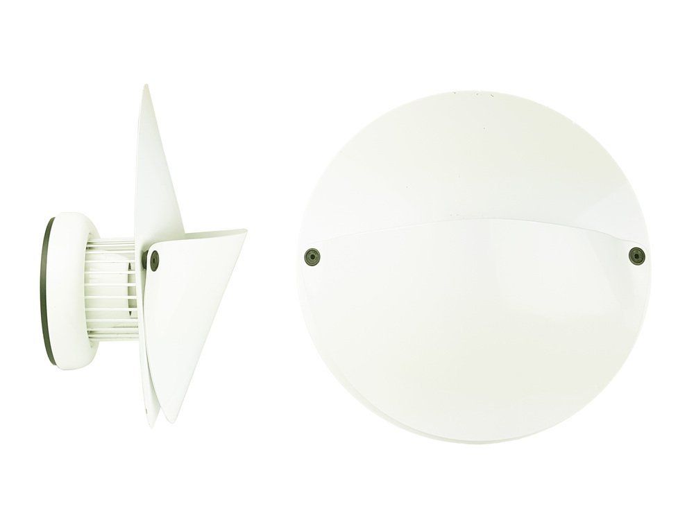 White Metal & Rubber Giovi Wall Lamps By Achille Castiglioni For Flos, 1976, Set Of 2 photo 1130.0