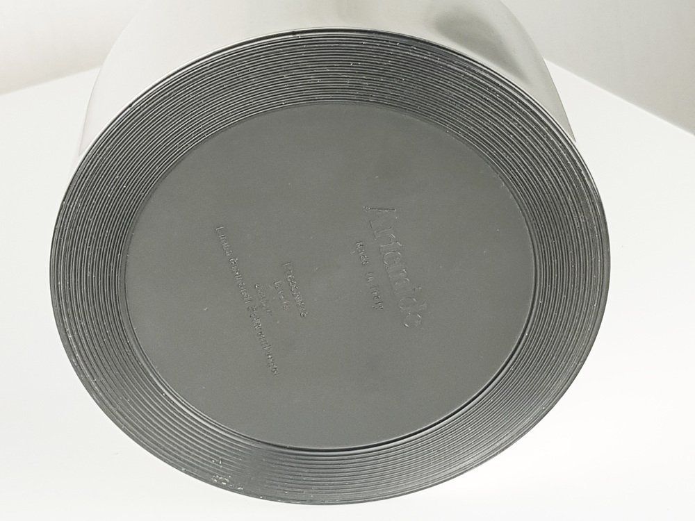 Steel And Black Plastic Table Ashtray By Emma Gismondi Schweinberger For Artemide, 1960s photo buy