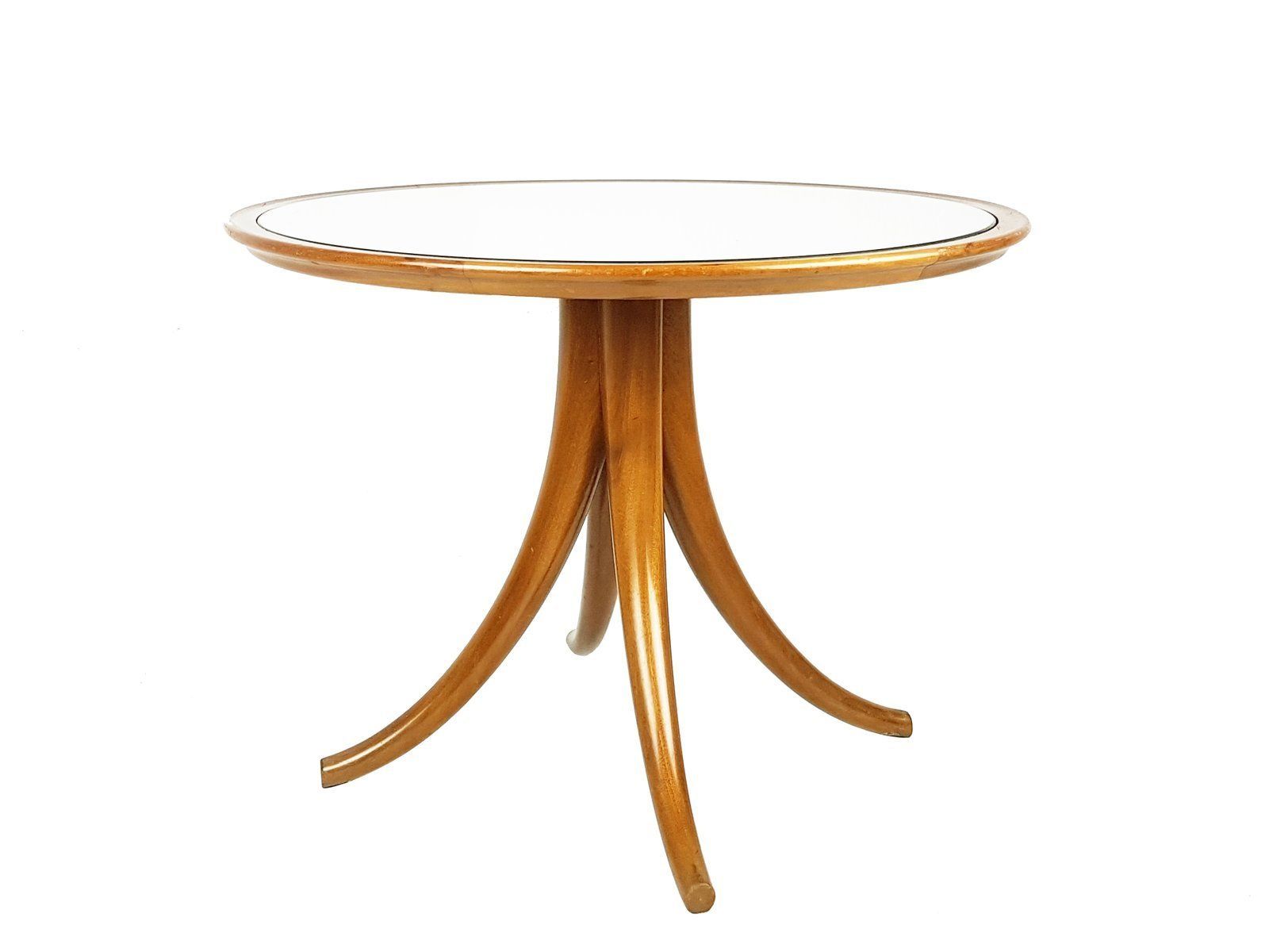 Coffee Table In Mirrored Glass And Wood By Pietro Chiesa For Fontana Arte, 1930s