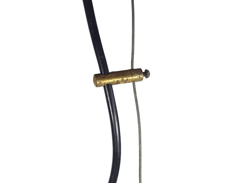 photo furniture Brass & Molded Glass Shade Pendant Lamp In The Style Of Azucena