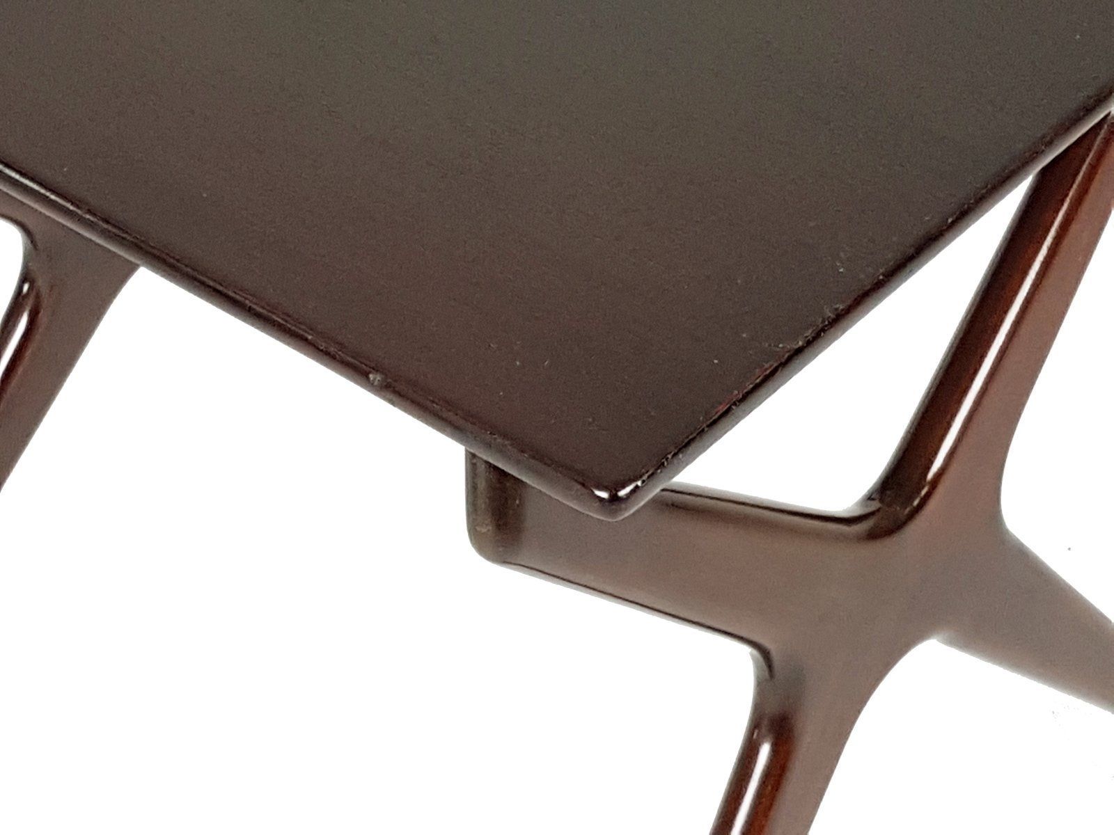 photo furniture Mid Century Wooden Model 701 Swivel Trolley By Ico Parisi For De Baggis