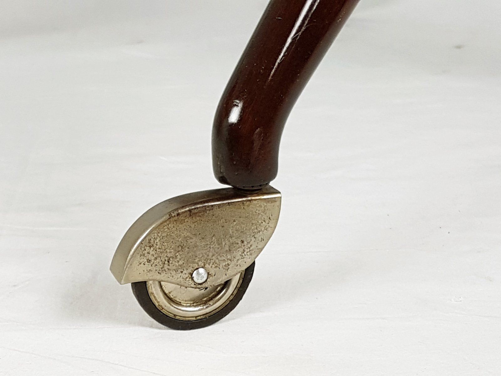 photo for sale Mid Century Wooden Model 701 Swivel Trolley By Ico Parisi For De Baggis