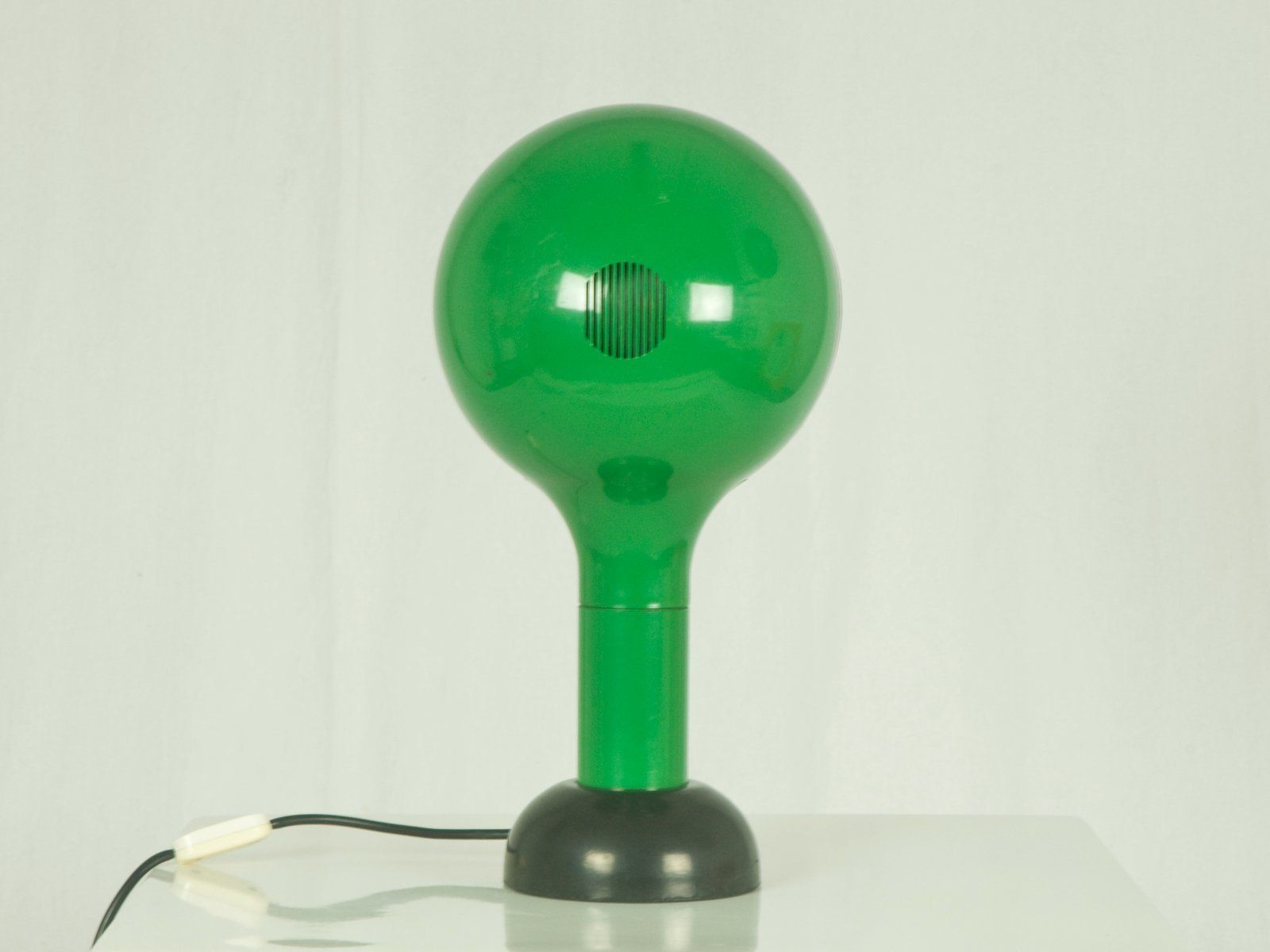 Italian Green And Black Plastic Table Lamp By Adam Thiani & Alberto Dal Lago For Francesconi photo for sale
