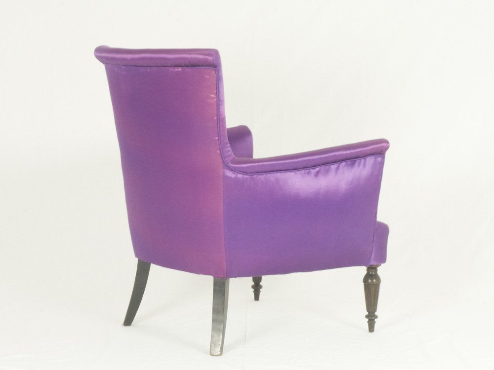 Italian Purple Armchairs 1950s Set Of 2 photo furniture