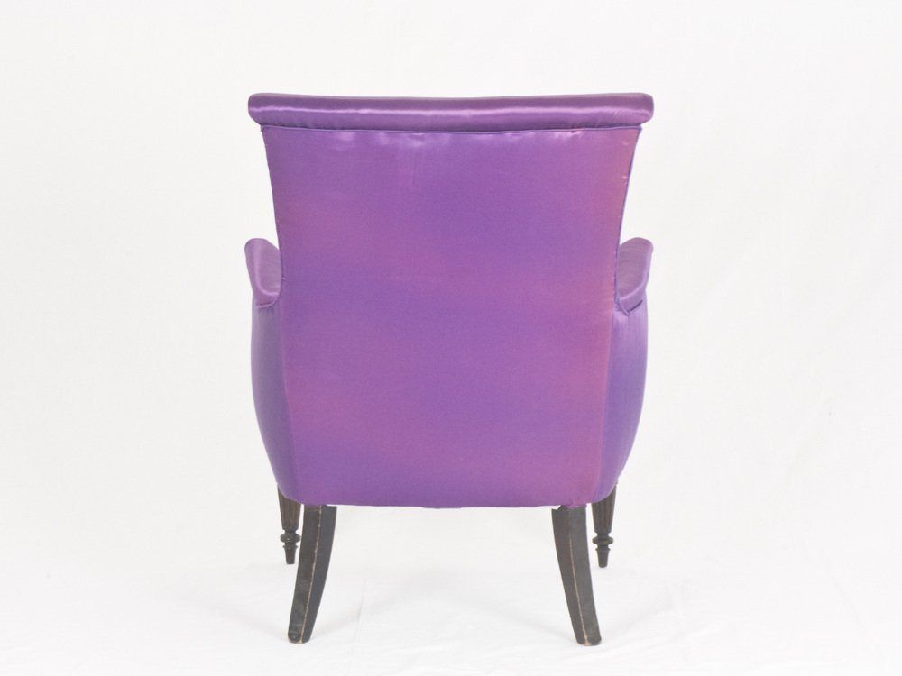 photo furniture Italian Purple Armchairs 1950s Set Of 2